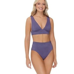 Raisins Island Swim 2 piece Set Metallic Size  Small